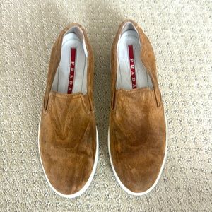 Women’s Suede Prada loafers